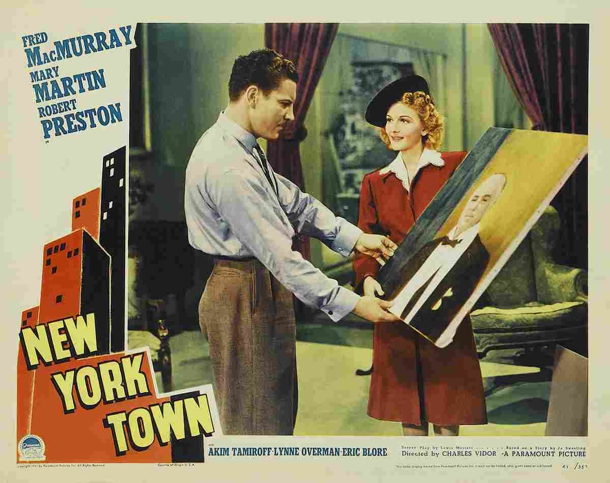 New York Town 04  film star poster A4 Photo Print