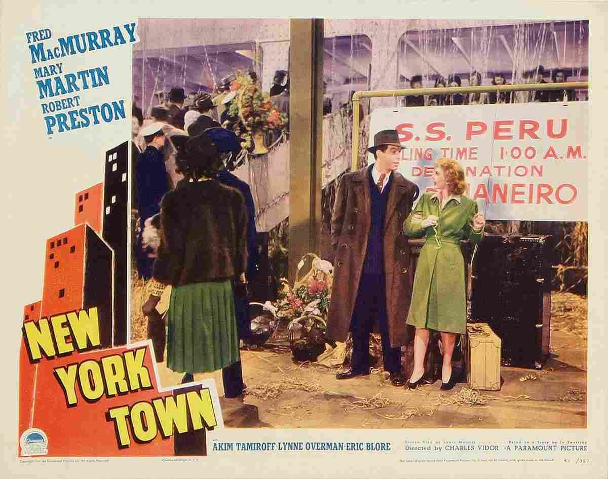 New York Town 05  film star poster A4 Photo Print