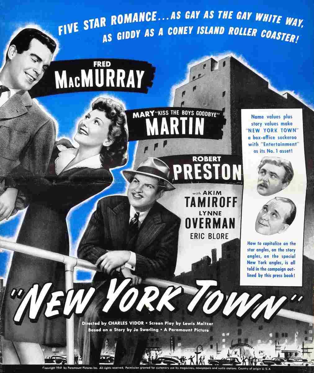 New York Town 10  film star poster A4 Photo Print