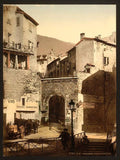 New gate Grasse Vintage A4 Photo Print