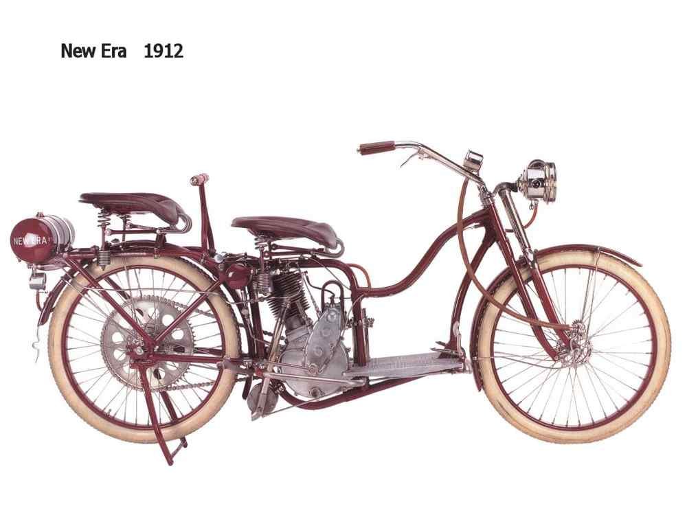 NewEra 1912 motorbike A4 Photo Print