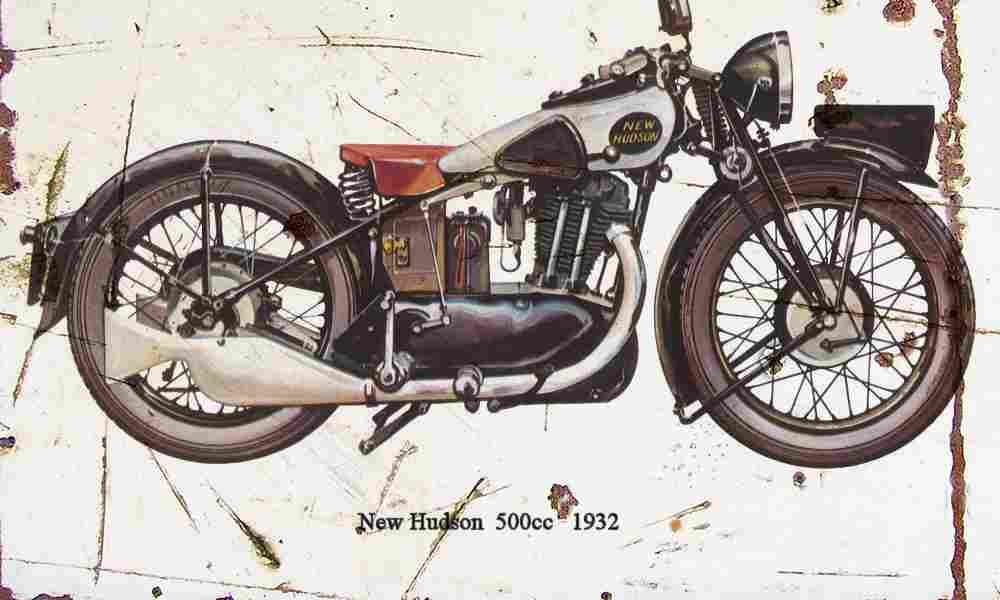 NewHudson 500 1932 Aged Vintage A4 Photo Print