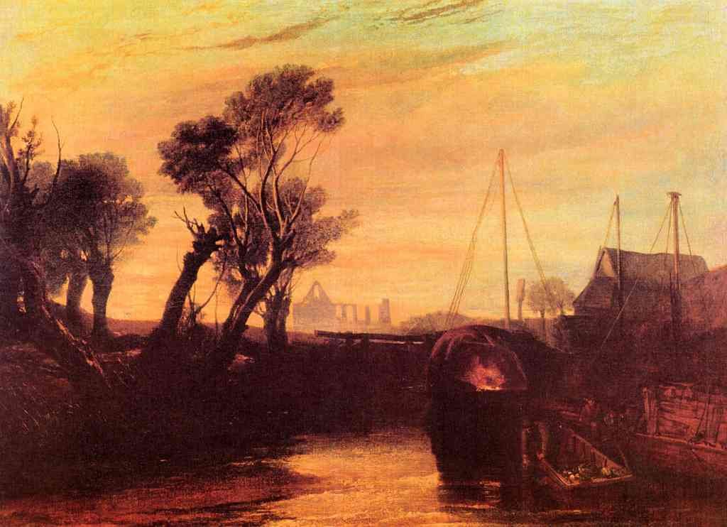 Newark Abbey Joseph Mallord Turner A4 Photo Print