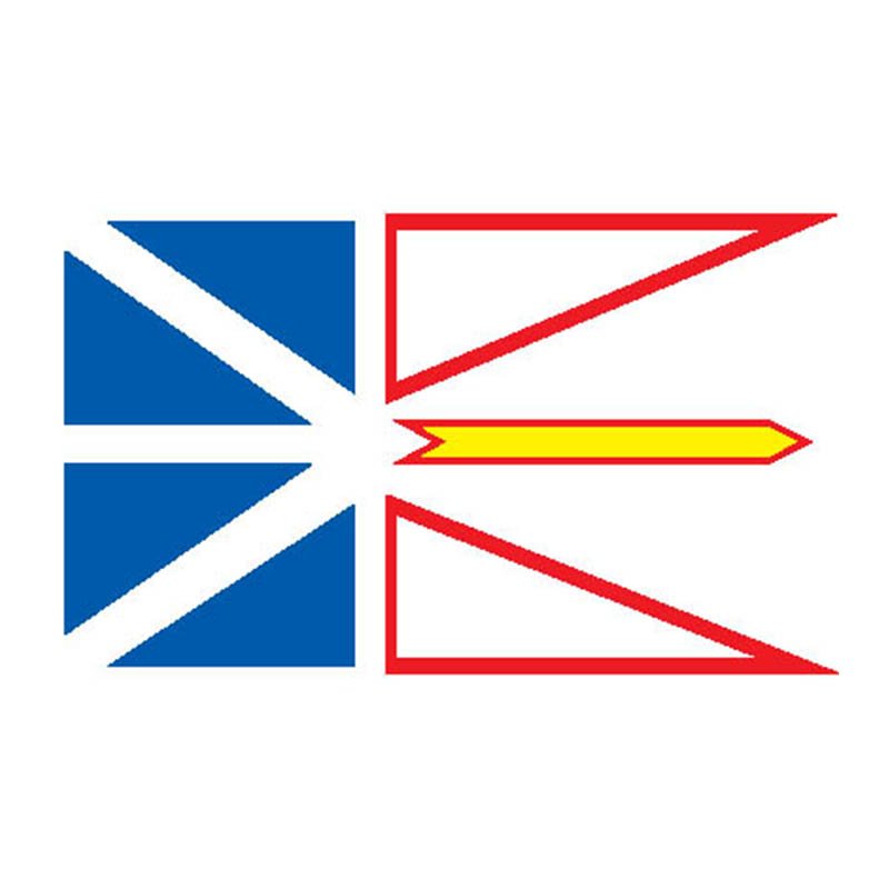 Newfoundland Prov Flag N4014 A4 Photo Print