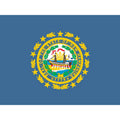 Newhampshire Flag N2610 A4 Photo Print
