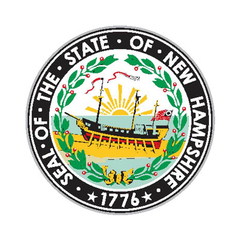 Newhampshire Seal N3935 A4 Photo Print