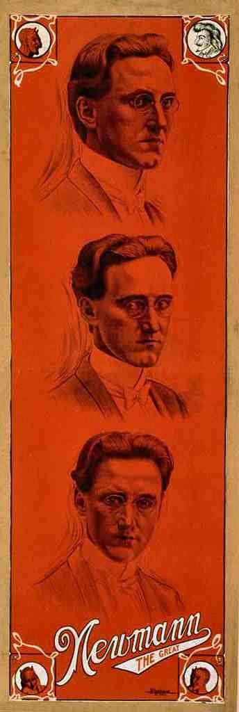 Newmann 6 Magic Magician Vintage A4 Photo Print