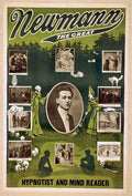 Newmann 7 Magic Magician Vintage A4 Photo Print