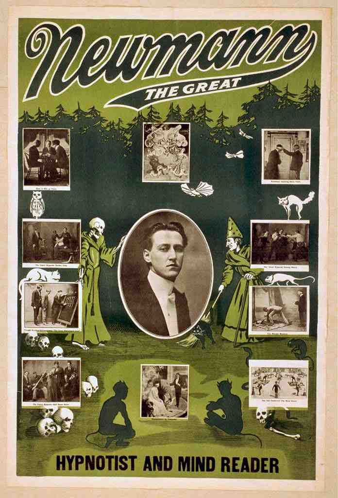 Newmann 7 Magic Magician Vintage A4 Photo Print