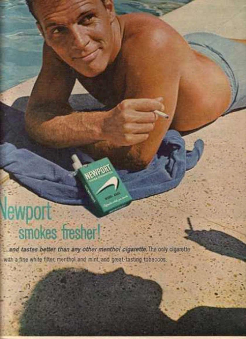 Newport Cigarette Pool Vintage Retro Advert Ads A4 Photo Print