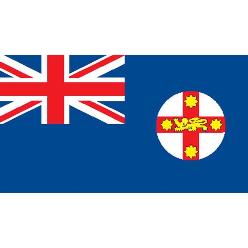 Newsouthwales Flag N4457 A4 Photo Print