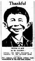 Newspaper Boy Ganchin Vintage Retro Advert Ads A4 Photo Print