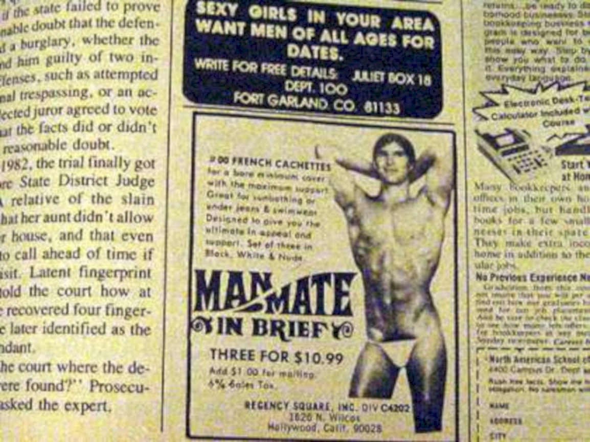 Newspaper Briefy Murder Vintage Retro Advert Ads A4 Photo Print