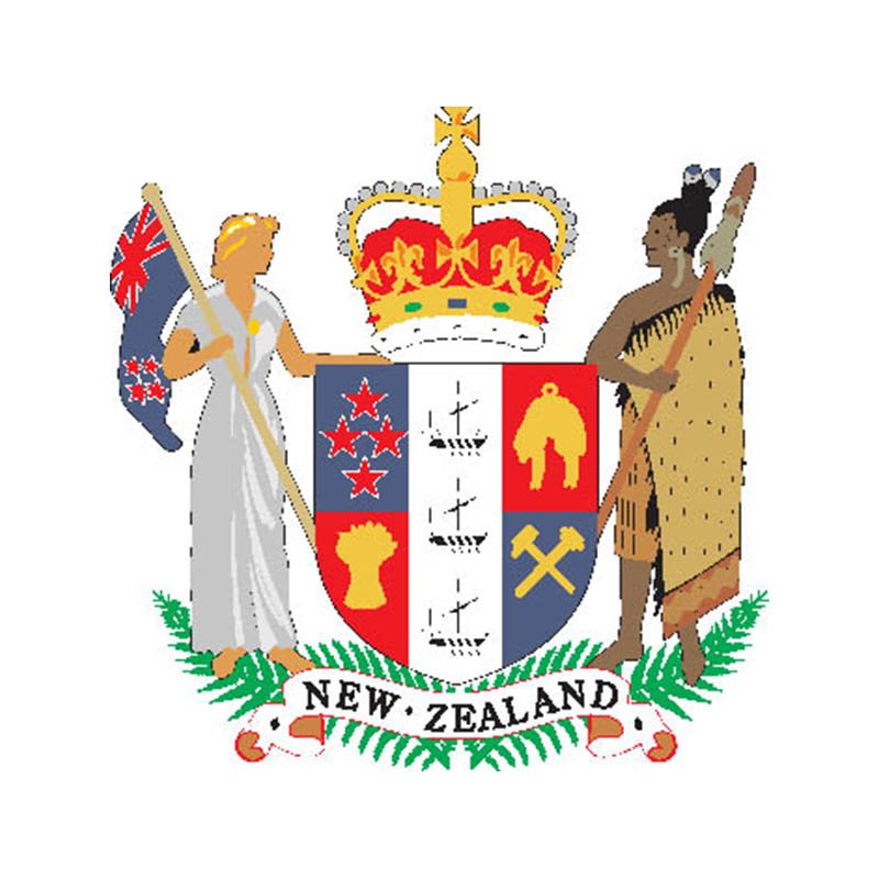 Newzealand Coat Of Arms N76 A4 Photo Print
