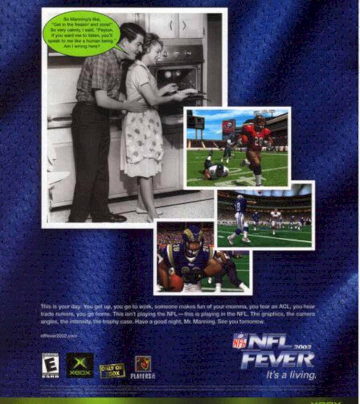 Nfl Fever Rams Vintage Retro Advert Poster A4 Photo Print