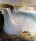 Niagara Falls From The American Side Frederick Edwin Church A4 Photo Print