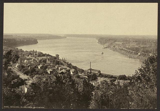 Niagara River from Queenston Vintage A4 Photo Print