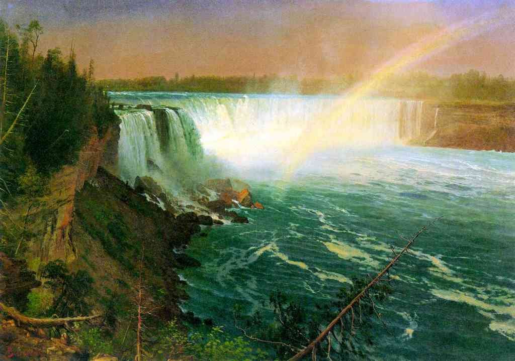 Niagra Falls Bierstadt A4 Photo Print