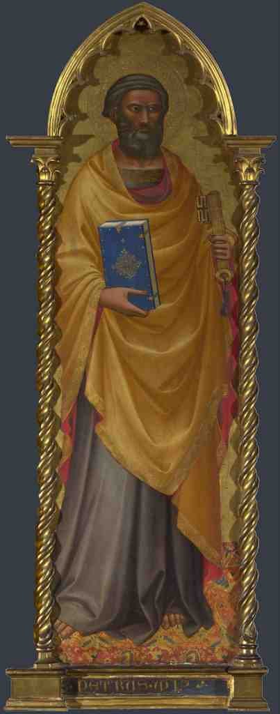Niccolo di Pietro Gerini Saint Peter Left Main Tier Panel A4 Photo Print