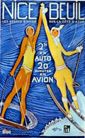Nice Beuil Waterski Vintage Retro Advert Poster A4 Photo Print