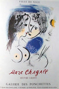 Nice Chagall Etching Vintage Retro Advert Poster A4 Photo Print