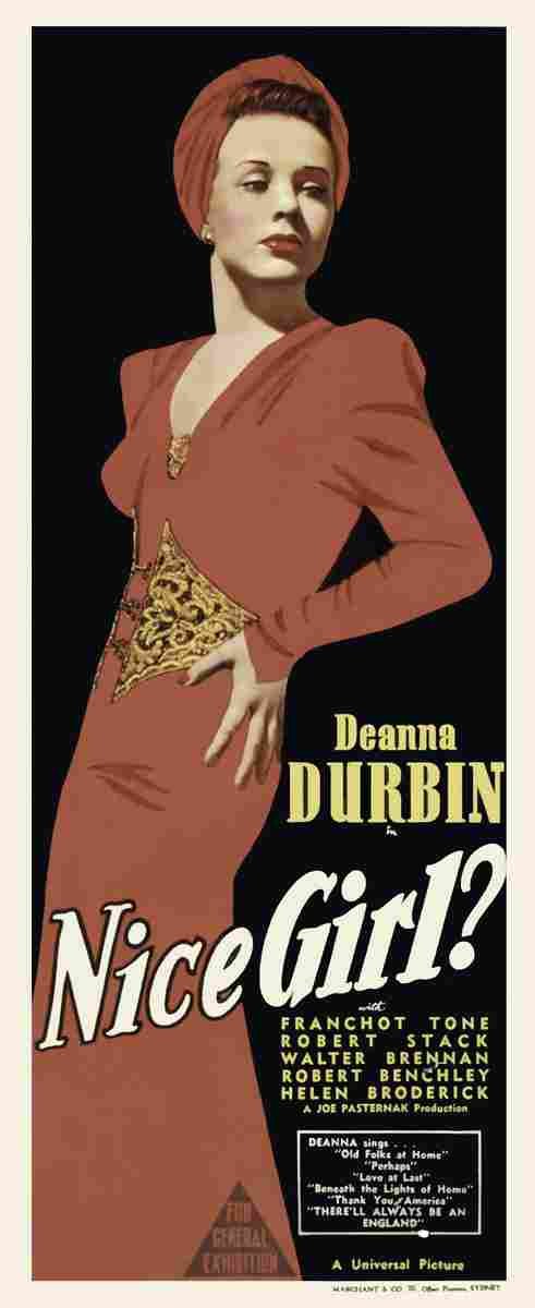 Nice Girl 01  film star poster A4 Photo Print