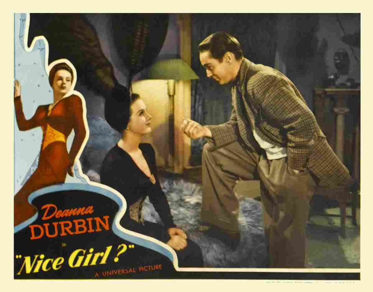 Nice Girl 05  film star poster A4 Photo Print