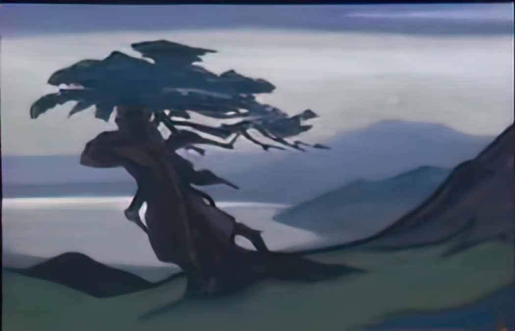 Nicholas Roerich a tree 1944 Art A4 Photo Print