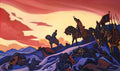 Nicholas Roerich alexander nevsky 1942 Art A4 Photo Print