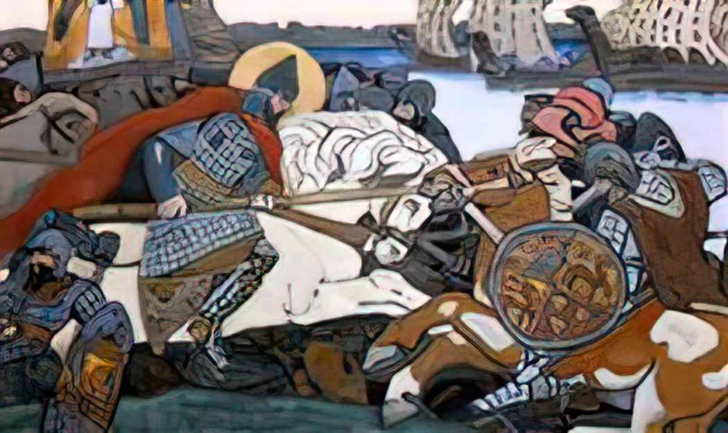 Nicholas Roerich alexander nevsky striking birder jarl 1904 Art A4 Photo Print