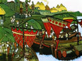 Nicholas Roerich ancient russians at dnieper 1905 Art A4 Photo Print