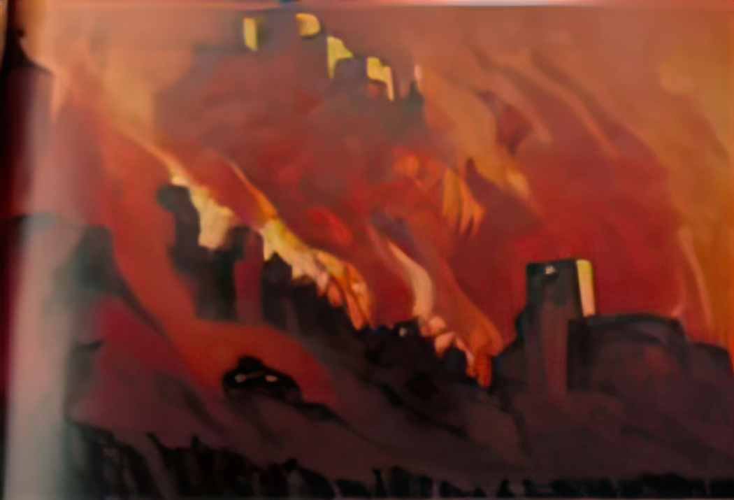 Nicholas Roerich armageddon 1940 Art A4 Photo Print