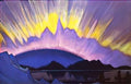 Nicholas Roerich at midnight light of the shambhala 1940 Art A4 Photo Print