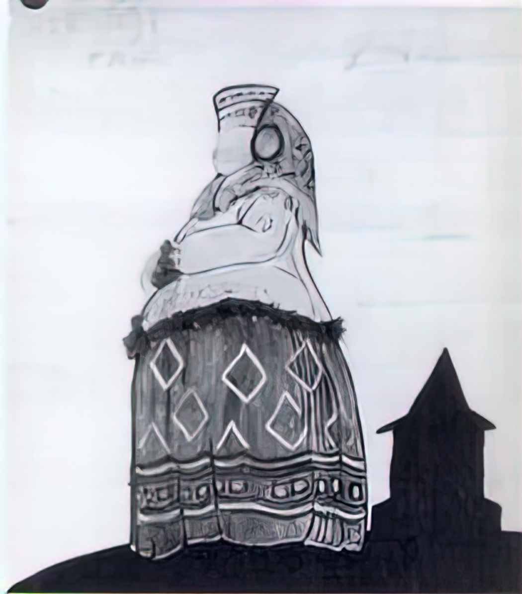 Nicholas Roerich babariha Art A4 Photo Print