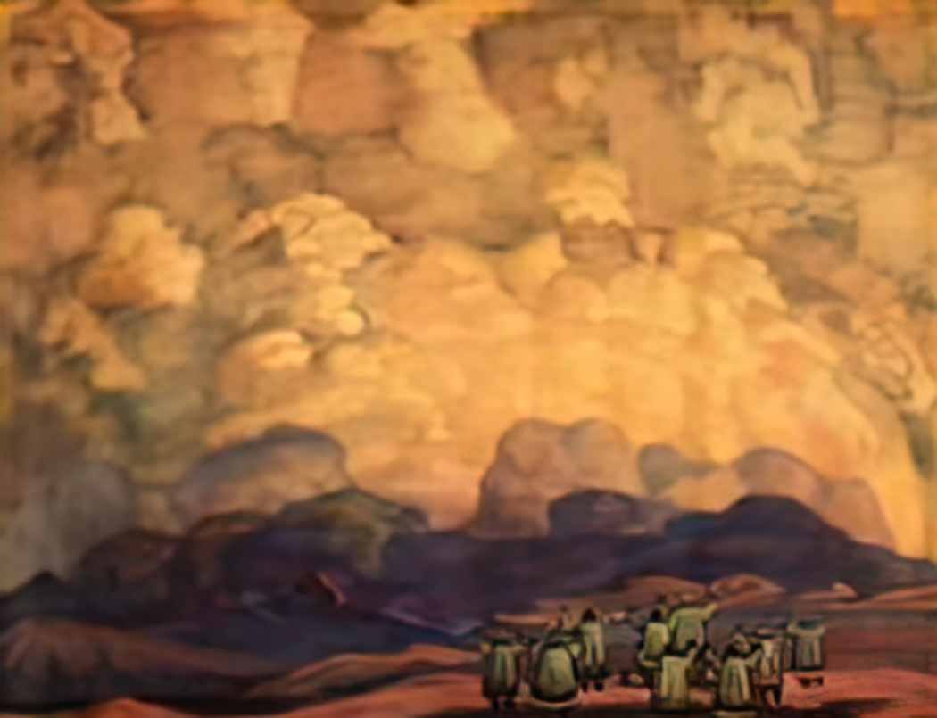 Nicholas Roerich behest of the sky 1915 Art A4 Photo Print