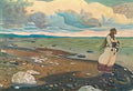 Nicholas Roerich beyond the seas there are the great lands 1910 Art A4 Photo Print