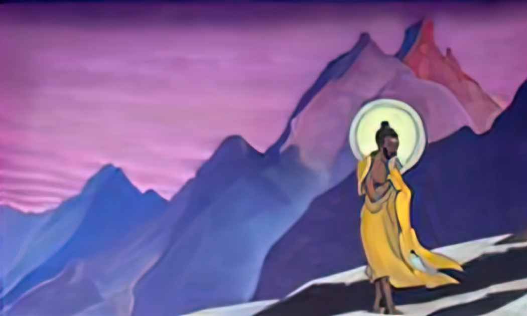 Nicholas Roerich blessed soul bhagavan sri ramakrishna 1924 Art A4 Photo Print