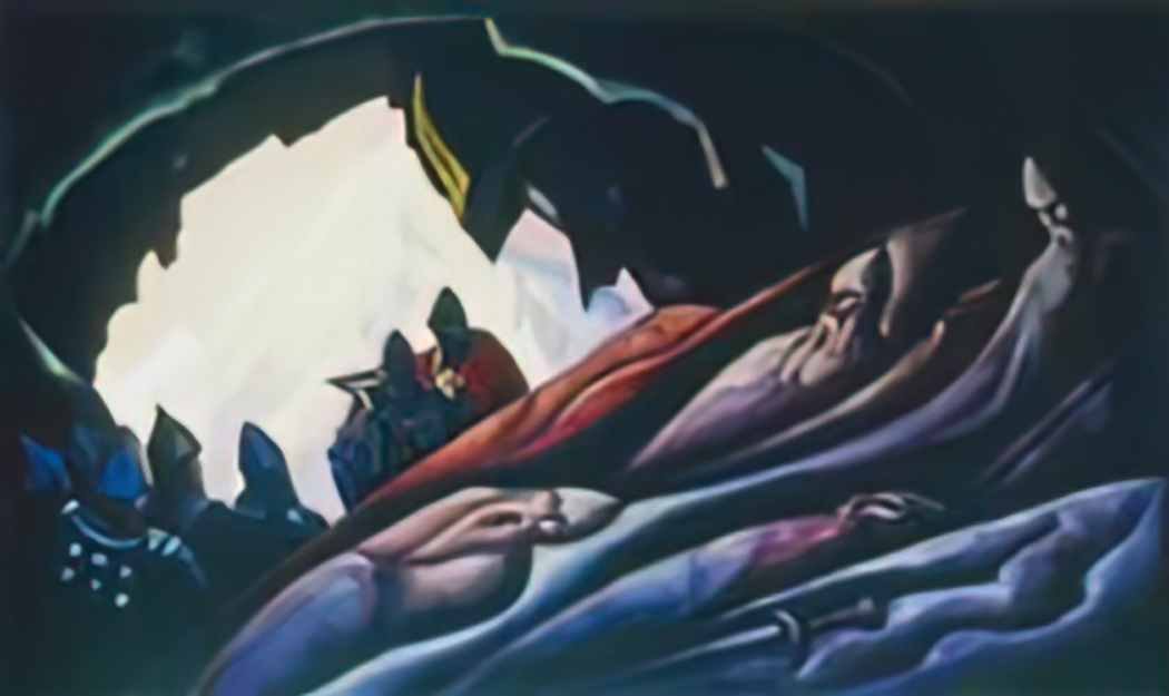 Nicholas Roerich bogatyrs woke up 1940 Art A4 Photo Print