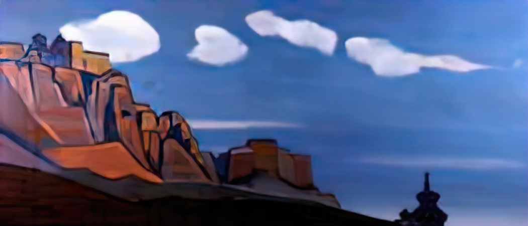 Nicholas Roerich bonpo stronghold 1933 Art A4 Photo Print