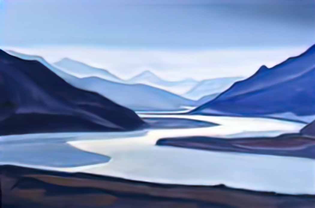 Nicholas Roerich brahmaputra 1946 Art A4 Photo Print