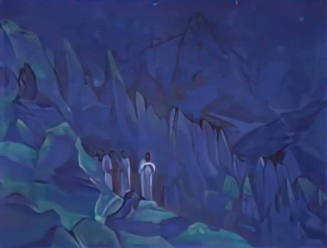 Nicholas Roerich burning the darkness 1924 Art A4 Photo Print