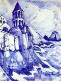 Nicholas Roerich by the sea 1916 Art A4 Photo Print