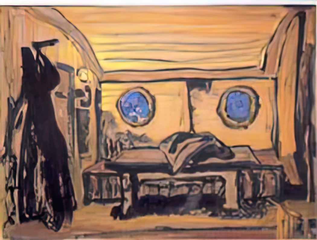 Nicholas Roerich cabin 1912 1 Art A4 Photo Print