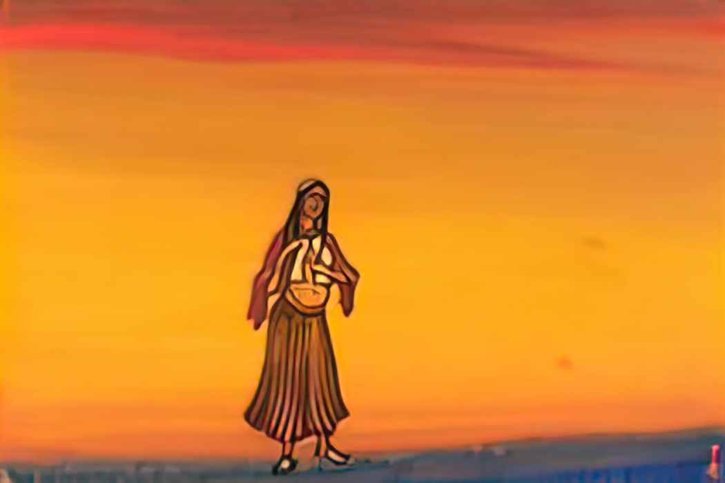 Nicholas Roerich captive 1943 Art A4 Photo Print