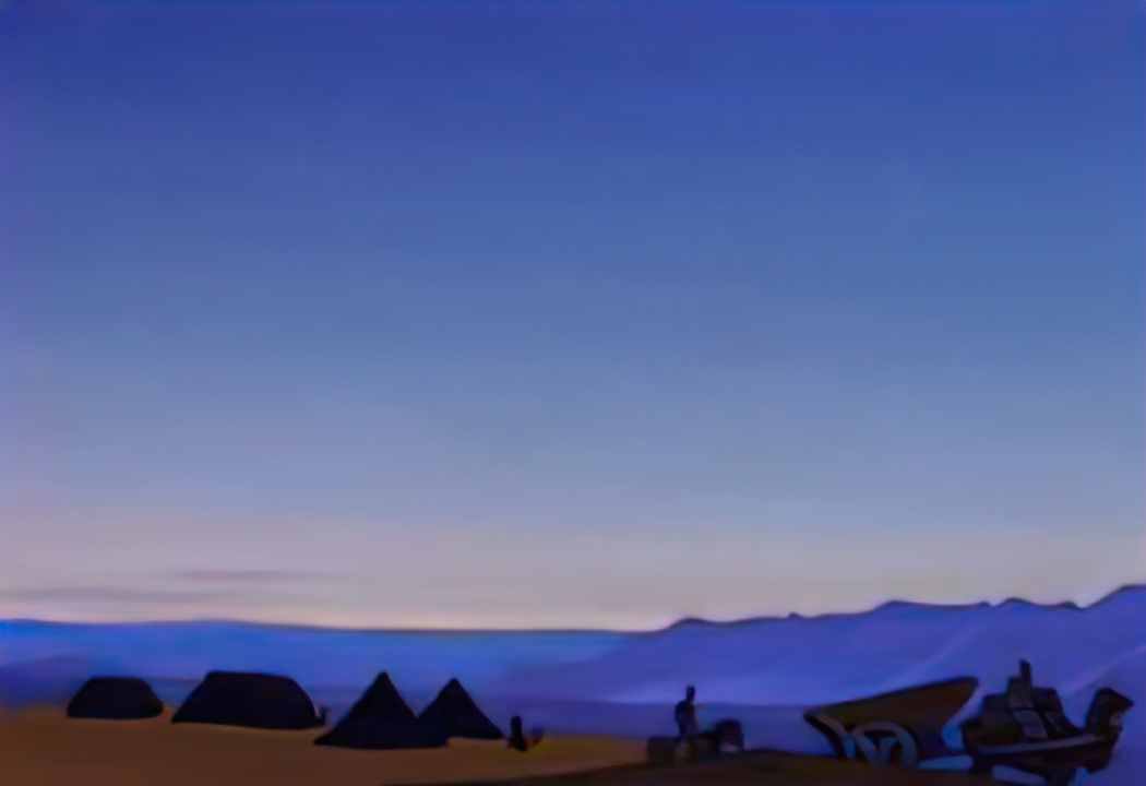 Nicholas Roerich caravan 1931 Art A4 Photo Print