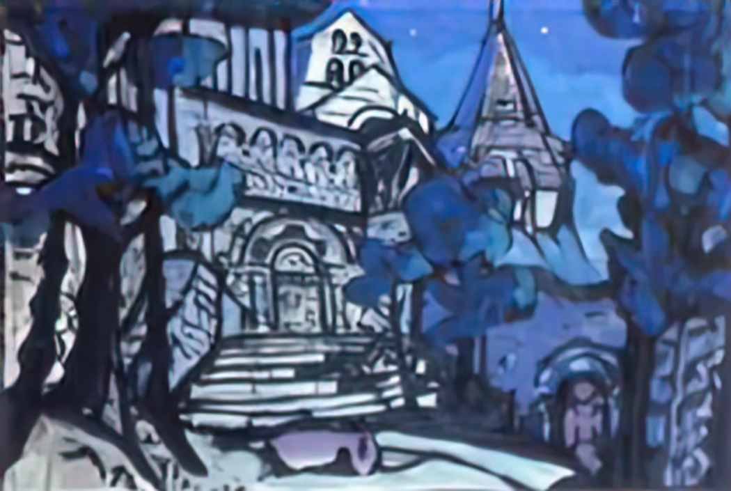 Nicholas Roerich castle of king mark 1912 1 Art A4 Photo Print