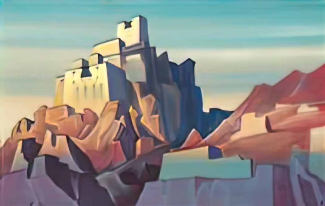 Nicholas Roerich castle of ladakh 1933 Art A4 Photo Print