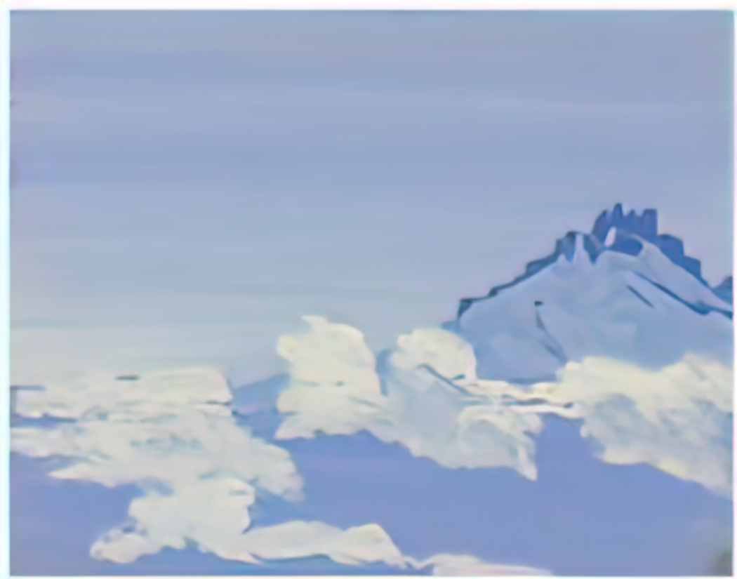 Nicholas Roerich castles of king gesar Art A4 Photo Print