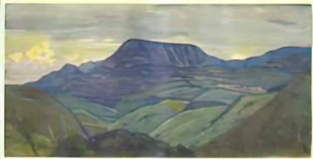 Nicholas Roerich caucasus arc mountain 1913 Art A4 Photo Print