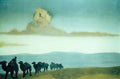 Nicholas Roerich chahar caravan in the desert 1937 Art A4 Photo Print